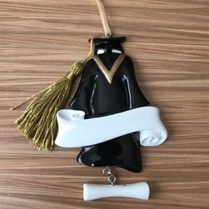Graduate Gown Personalized Christmas Ornament